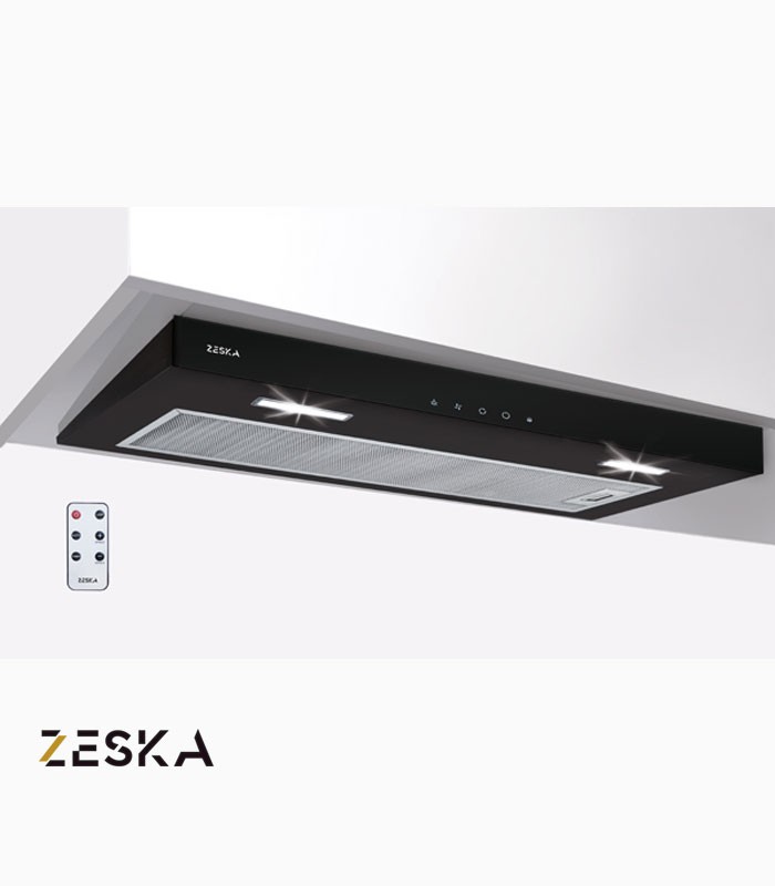 هود مخفی لمسی آشپزخانه زسکا مدل H73 تصویر هود مخفی لمسی آشپزخانه زسکا مدل H73 با طراحی مدرن، صدای کم و کنترل لمسی هوشمند مناسب کابینتهای امروزی